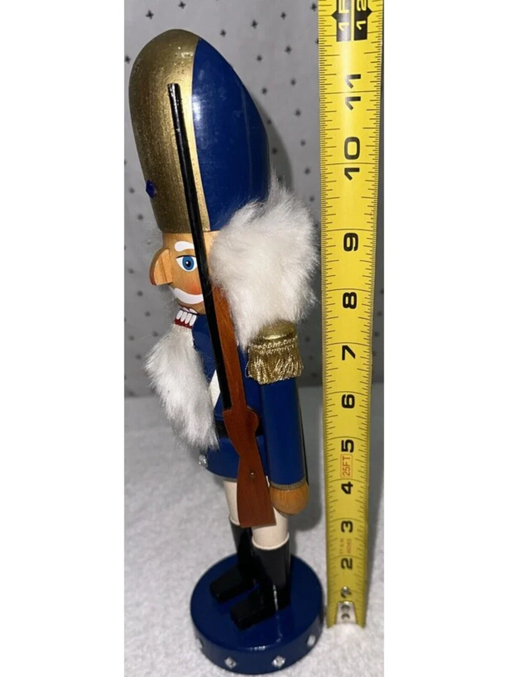 Wooden Nutcracker Village~Handcrafted In 2004 Christmas Soldier 12 Inch